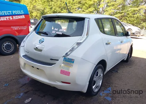 2013 Nissan Leaf S z USA, uszkodzony, nr VIN 1N4AZ0CP2DC417021